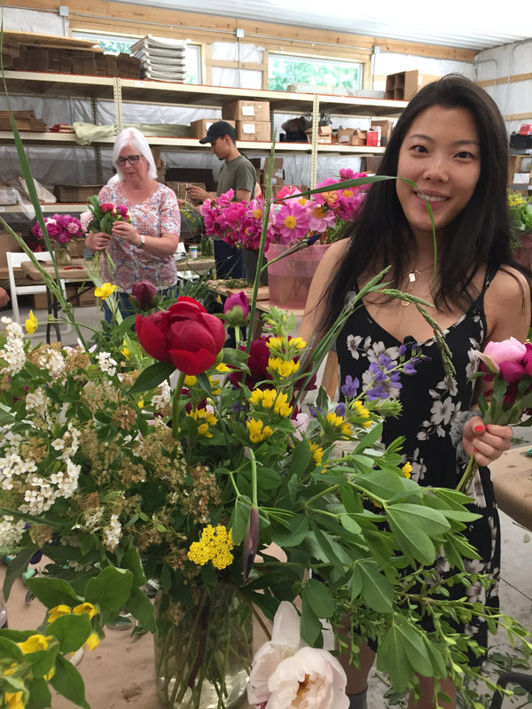 A Bouquet with Peonies: Floral Design Workshop Saturday, June 8th 2024
