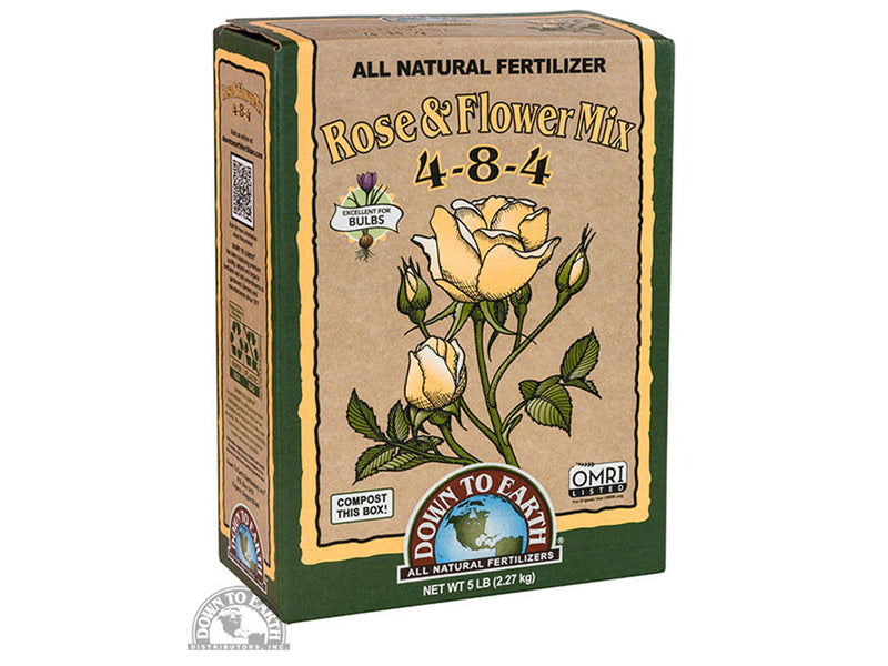 rose plant fertilizer Soil Amendment, Rose & Flower (4-8-4) Organic Fertilizer, 5lbs