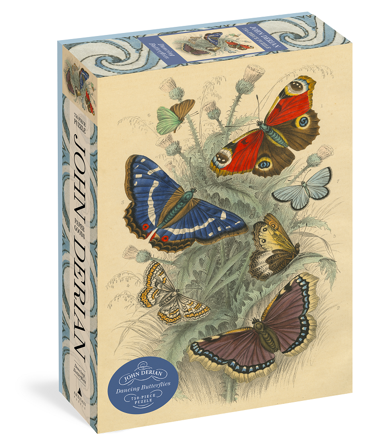 Artisan Puzzle- John Derian Paper Goods, "Dancing Butterflies"